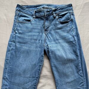 American Eagle Outfitters Women's Next Level Stretch Jeggings in Blue